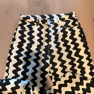 Cider Wavy Stripe Pants Sz M